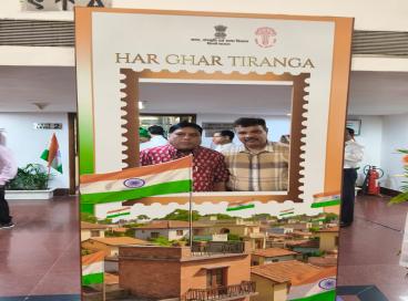 Exhibition mounted by Sahitya Kala Parishad under Har Ghar Tiranga Campaign 2026
